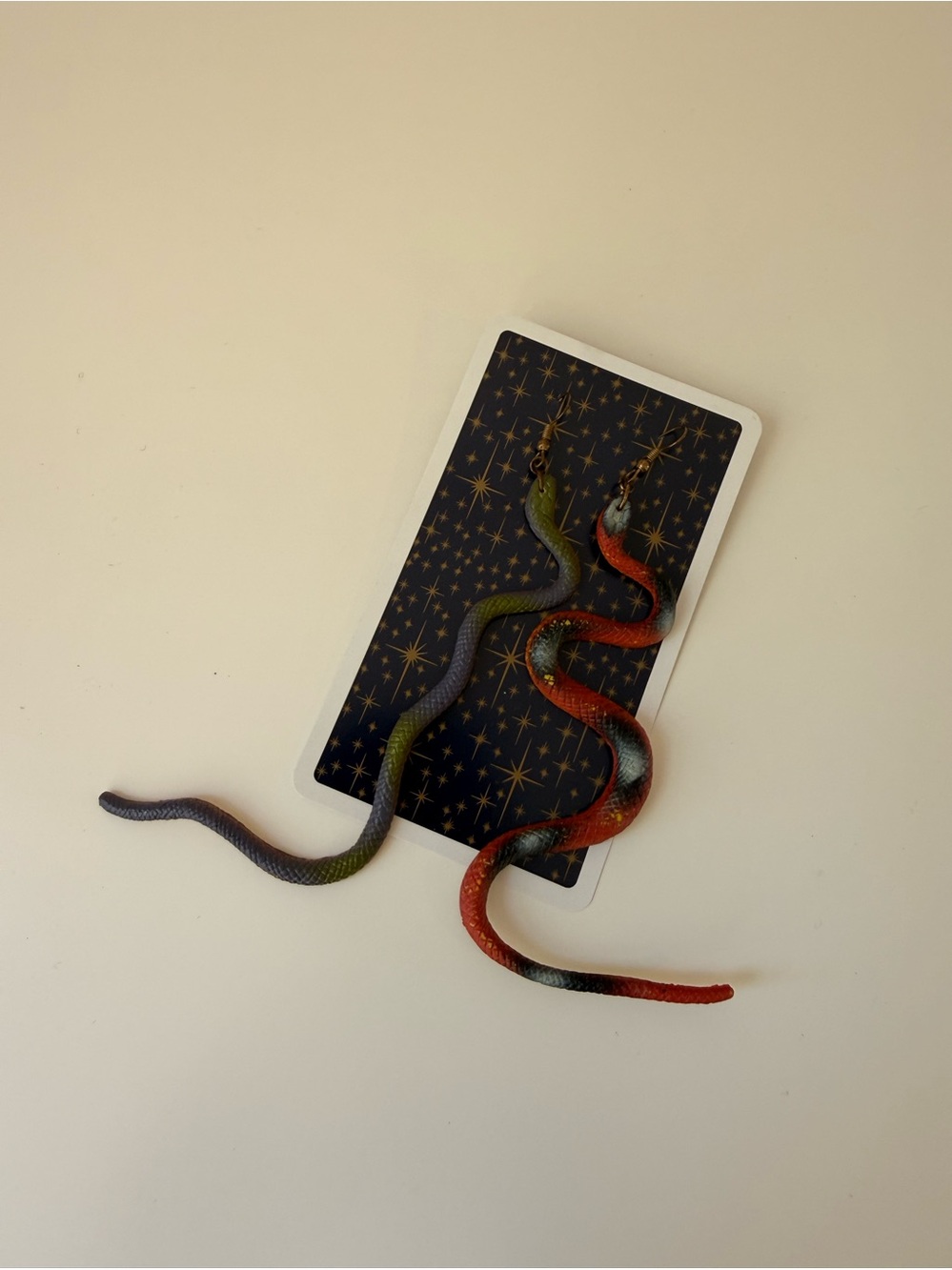 Colorful Snake dangle Earrings